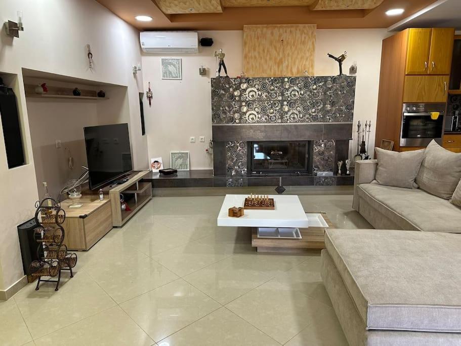 Lux House With Garden Villa Kampos  Ngoại thất bức ảnh