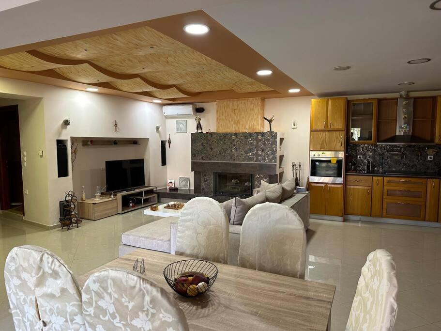 Lux House With Garden Villa Kampos  Ngoại thất bức ảnh